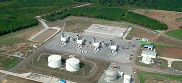 Aerial photo of kemper plant